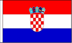 Croatia Hand Waving Flags